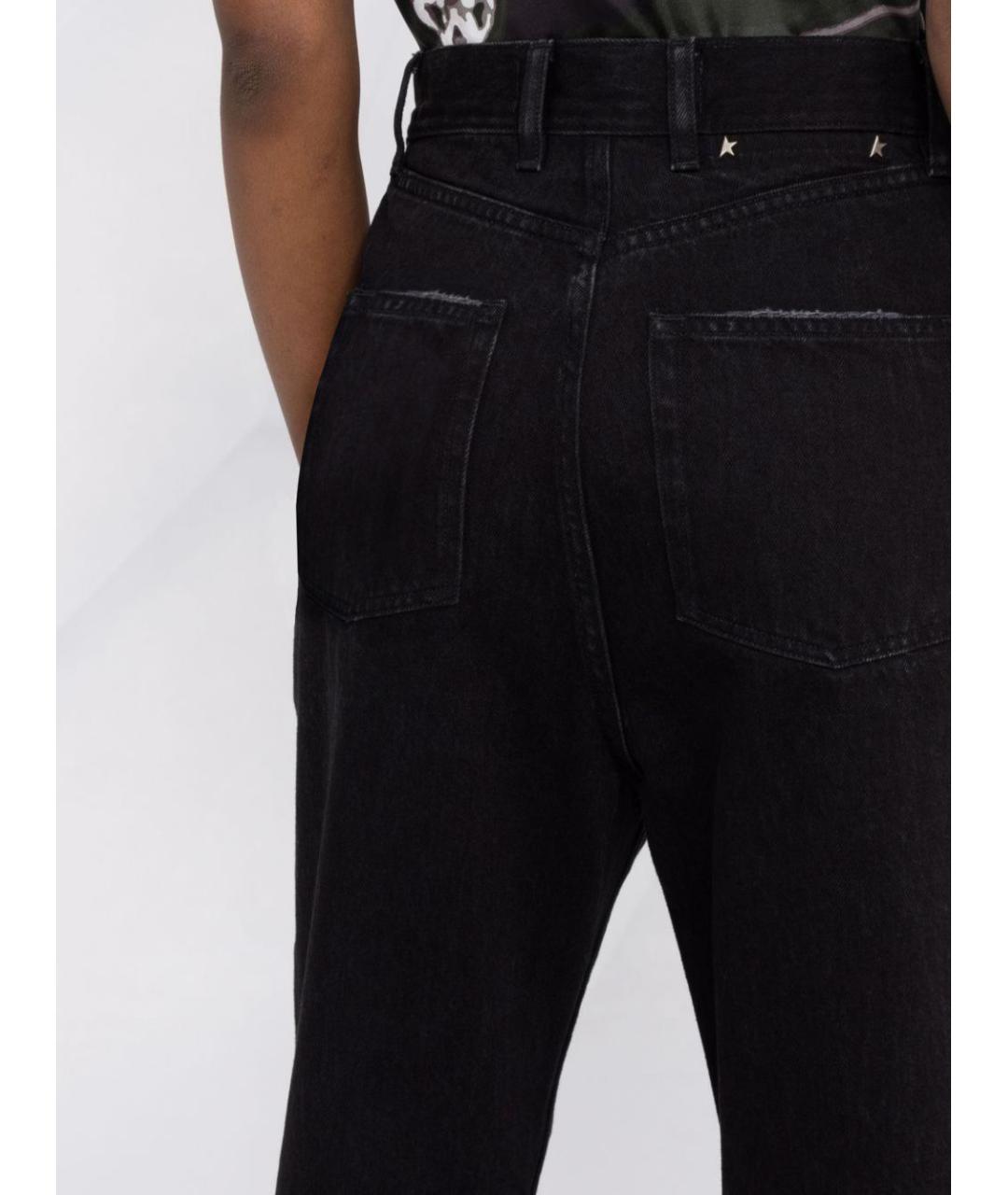 GOLDEN GOOSE DELUXE BRAND Черные хлопковые прямые джинсы, фото 5