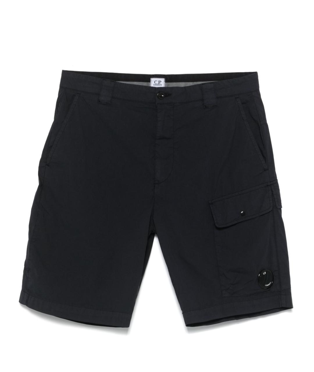 CP COMPANY Темно-синие хлопковые шорты, фото 1