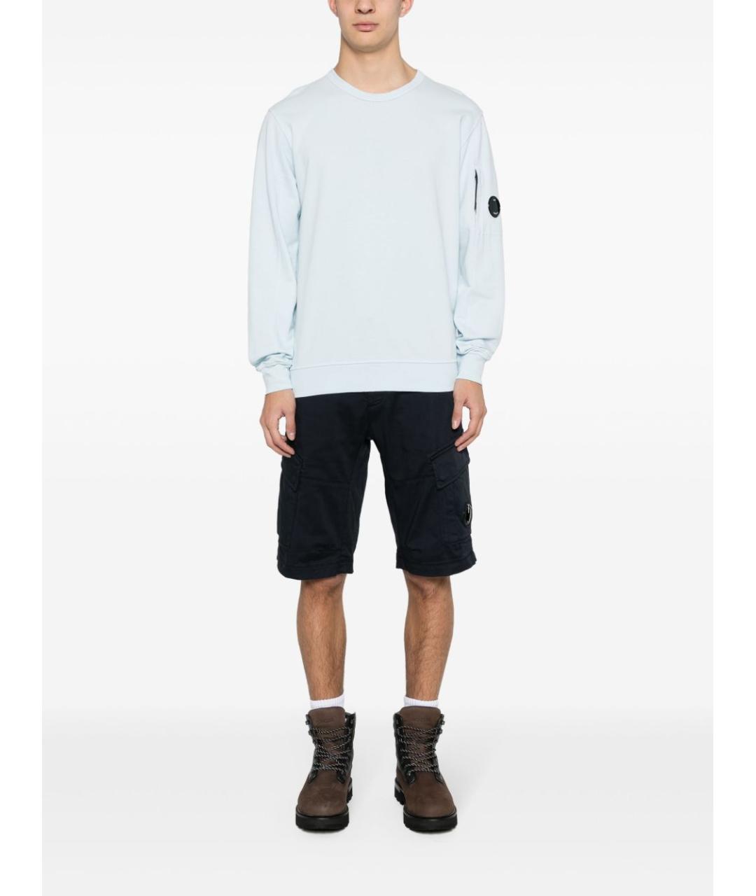 CP COMPANY Темно-синие хлопковые шорты, фото 5