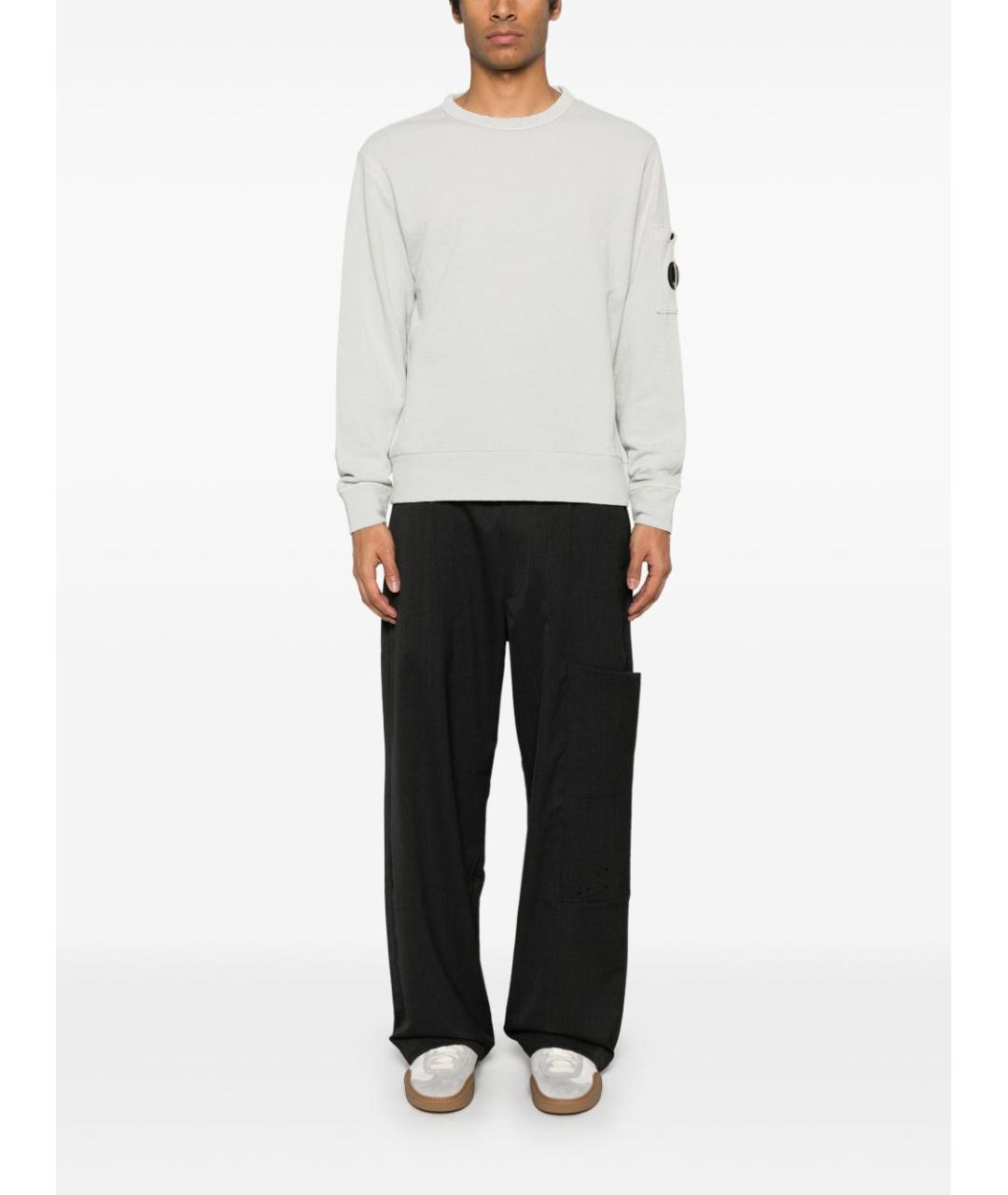 CP COMPANY Серый хлопковый джемпер / свитер, фото 4