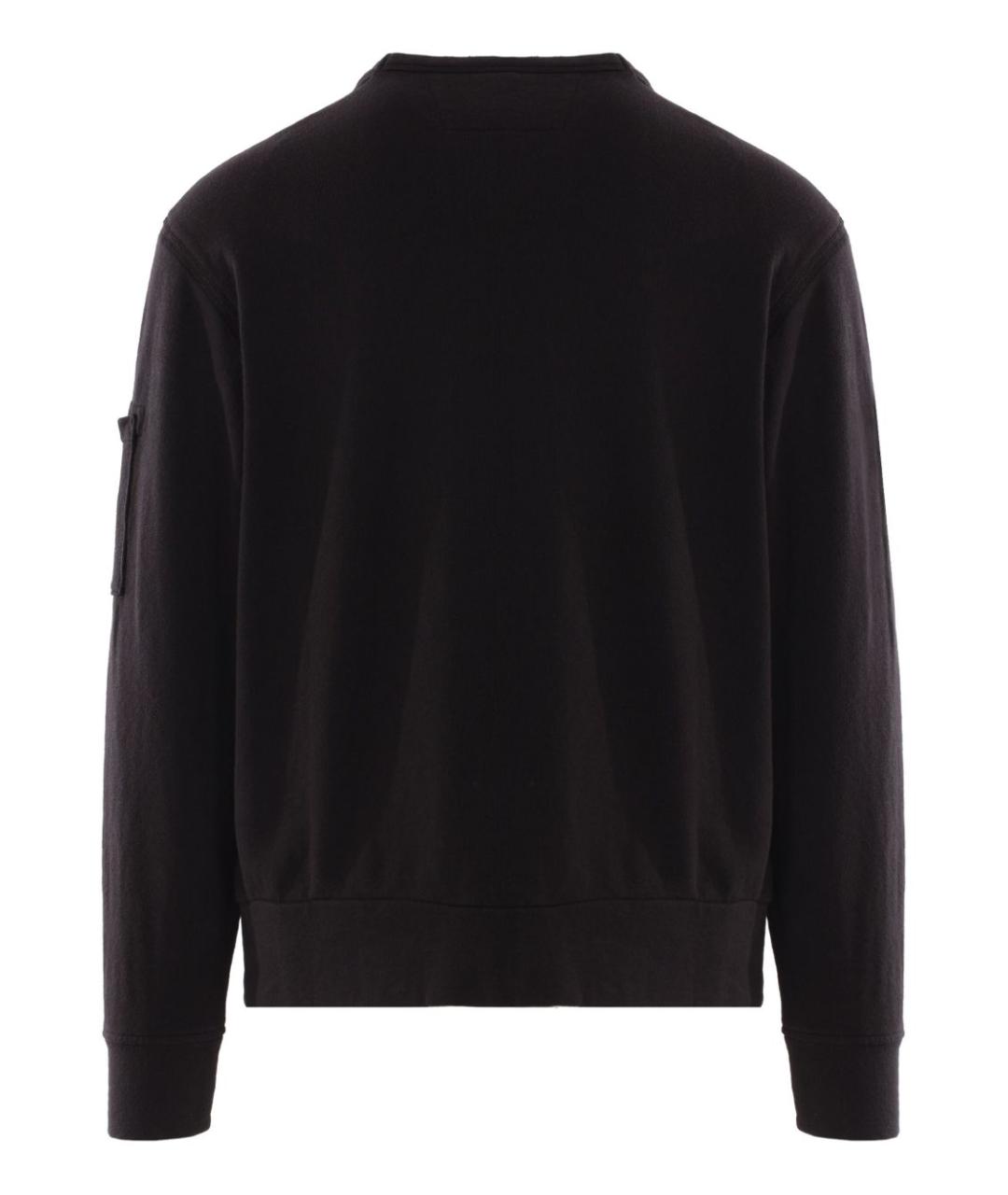CP COMPANY Черный хлопковый джемпер / свитер, фото 2