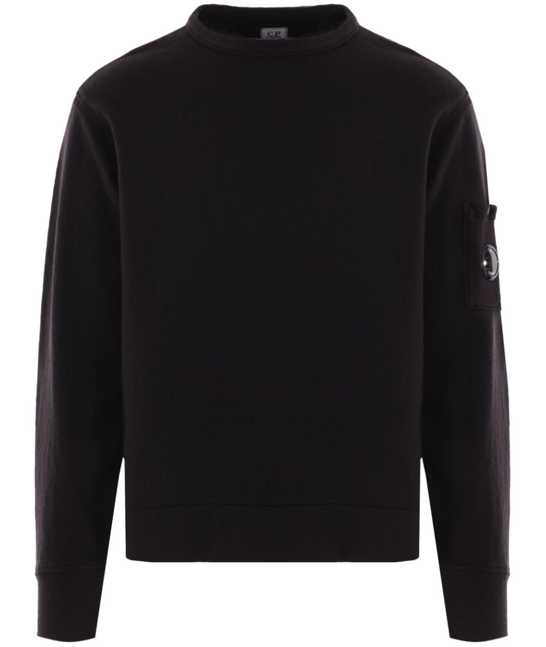 CP COMPANY Черный хлопковый джемпер / свитер, фото 1