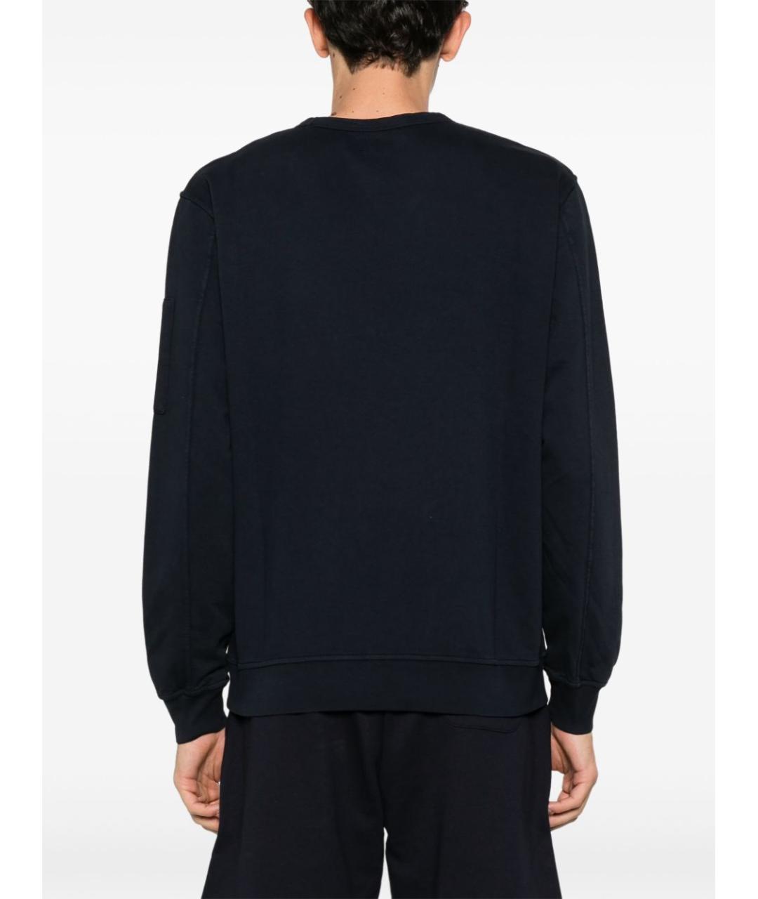 CP COMPANY Темно-синий хлопковый джемпер / свитер, фото 4