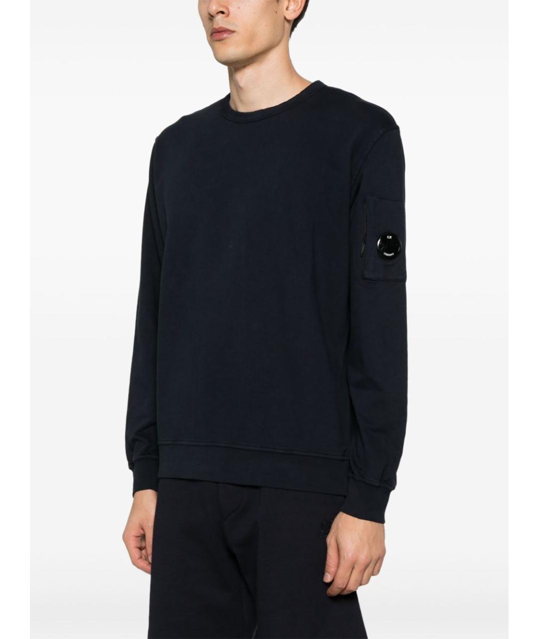 CP COMPANY Темно-синий хлопковый джемпер / свитер, фото 3