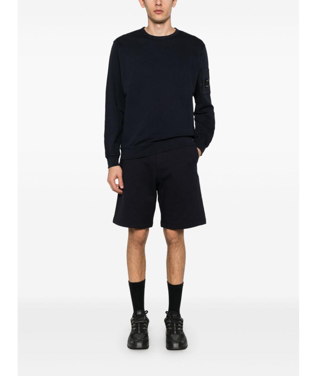 CP COMPANY Темно-синий хлопковый джемпер / свитер, фото 5