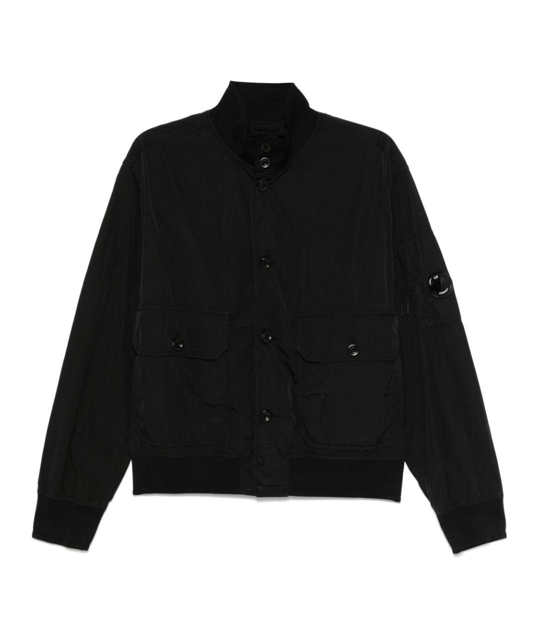 CP COMPANY Черная полиамидовая куртка, фото 1