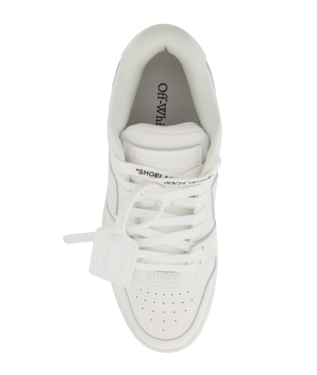 OFF-WHITE Белые синтетические кроссовки, фото 3
