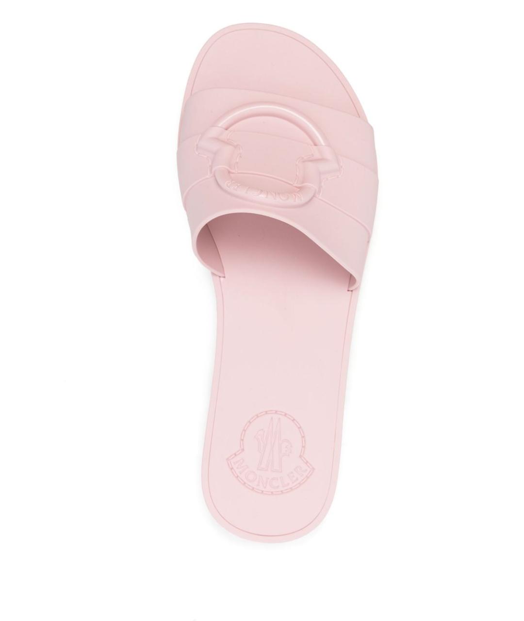 MONCLER Розовые шлепанцы, фото 2
