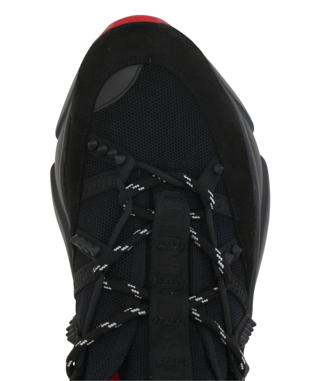 CHRISTIAN LOUBOUTIN Черные низкие кроссовки / кеды, фото 2