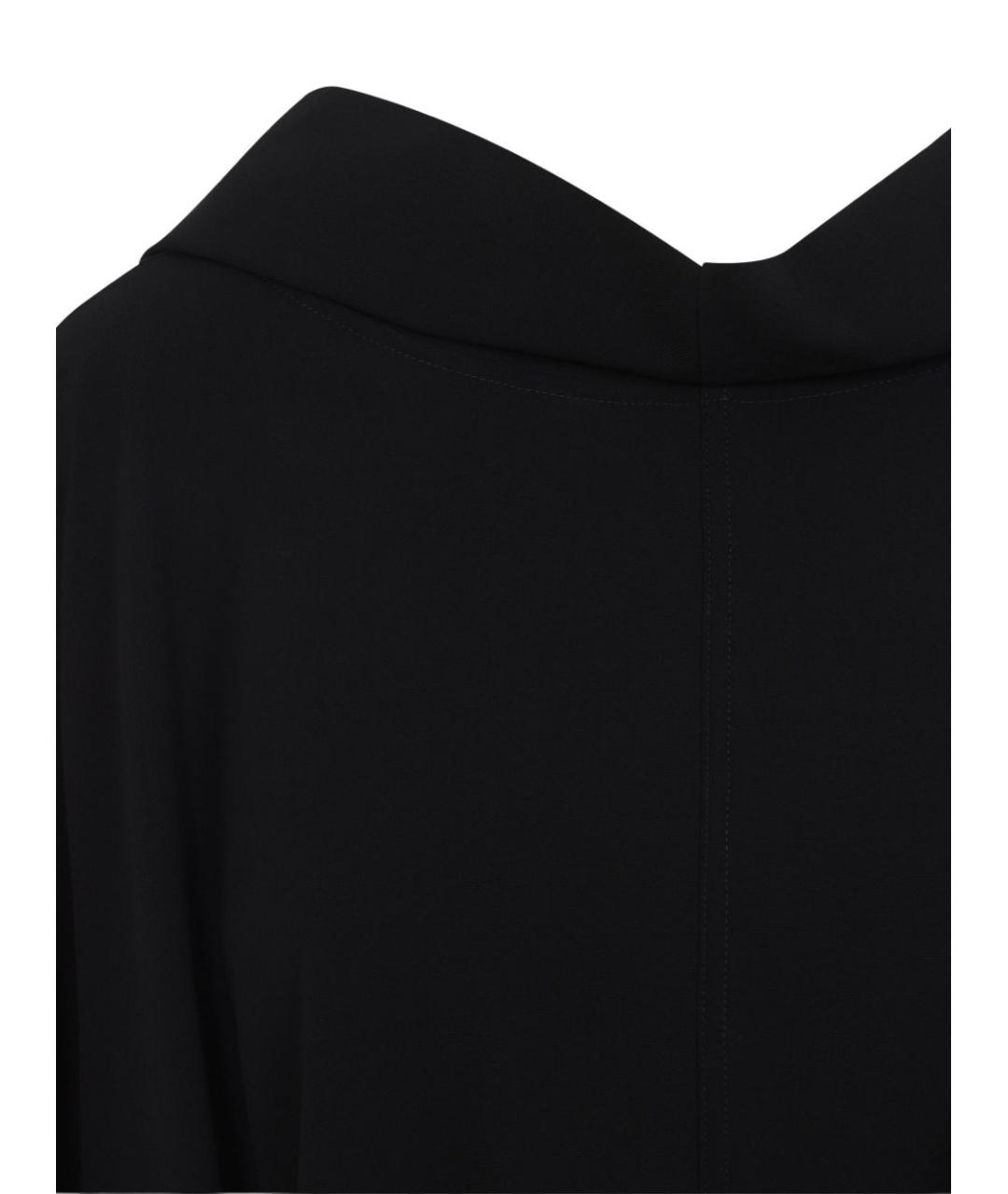 RICK OWENS Черный хлопковый джемпер / свитер, фото 2