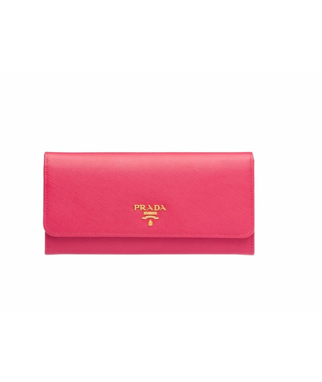 PRADA Розовый кожаный кошелек, фото 1