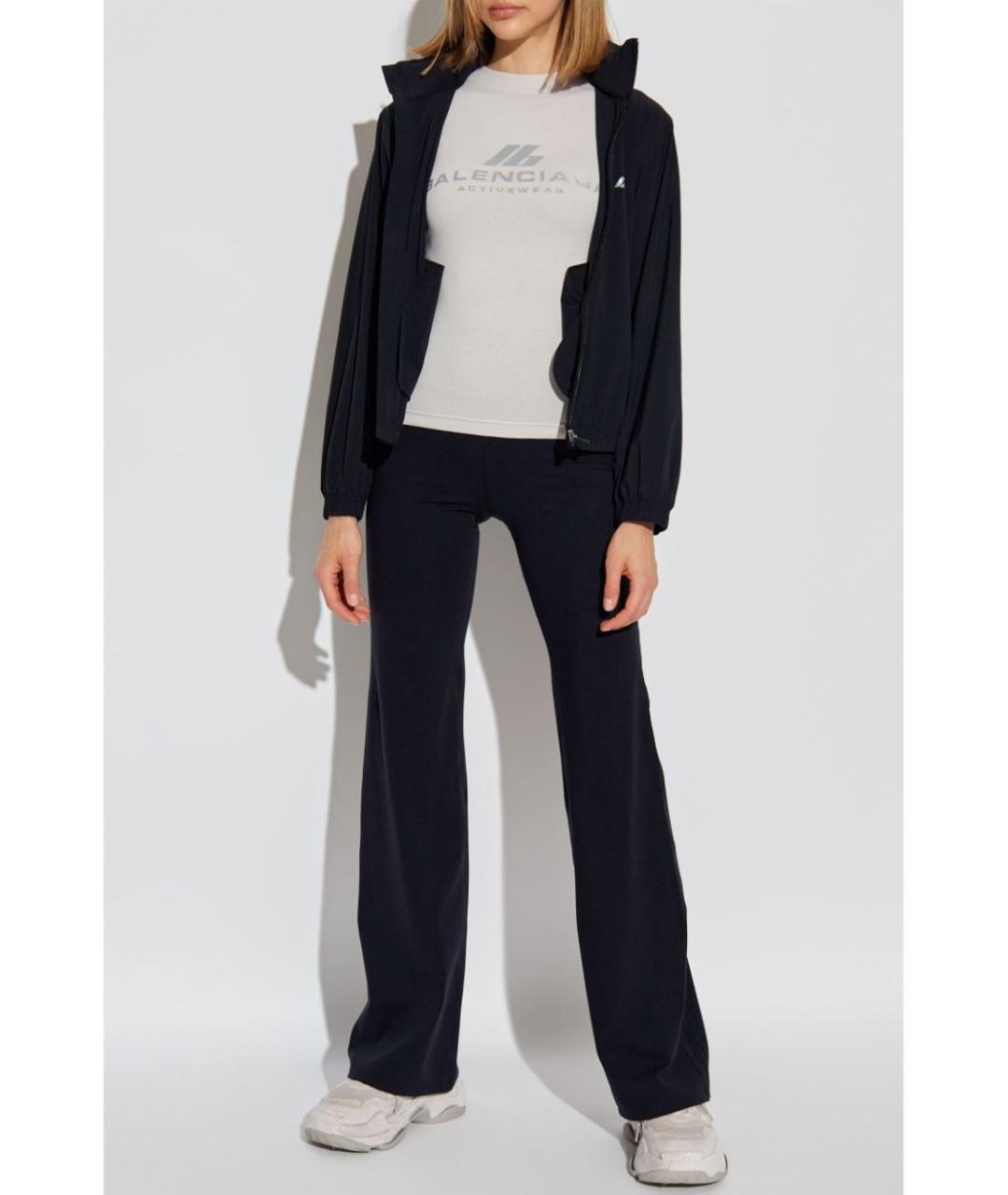 BALENCIAGA Черная полиамидовая куртка, фото 2