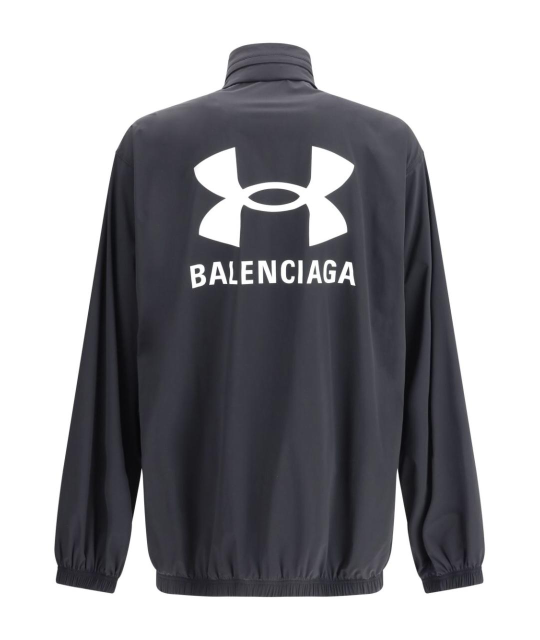 BALENCIAGA Черная полиамидовая куртка, фото 3