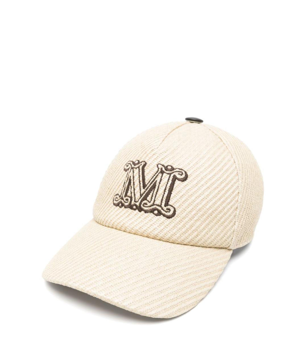 MAX MARA Бежевая кепка, фото 3