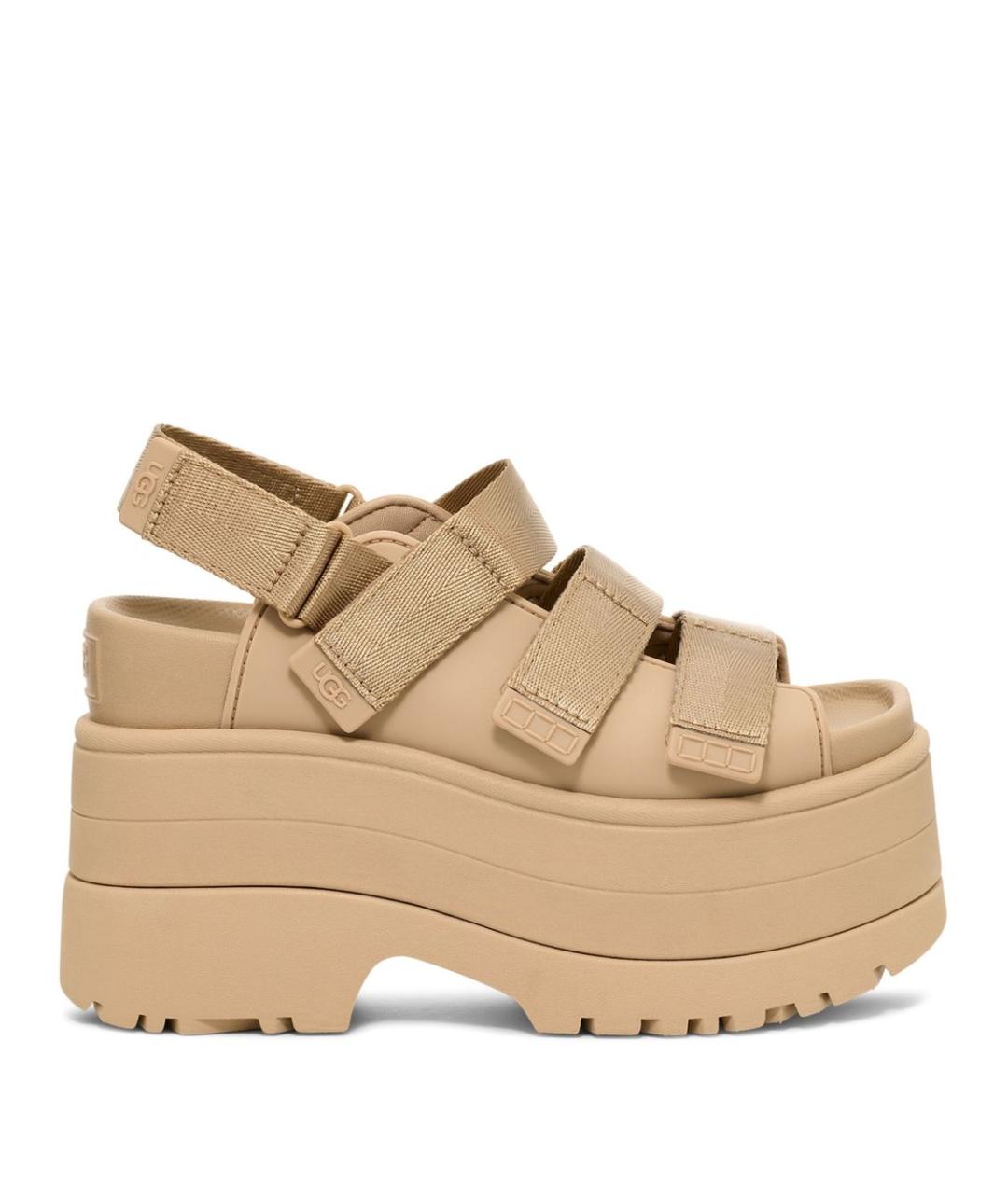 UGG AUSTRALIA Бежевые сандалии, фото 1