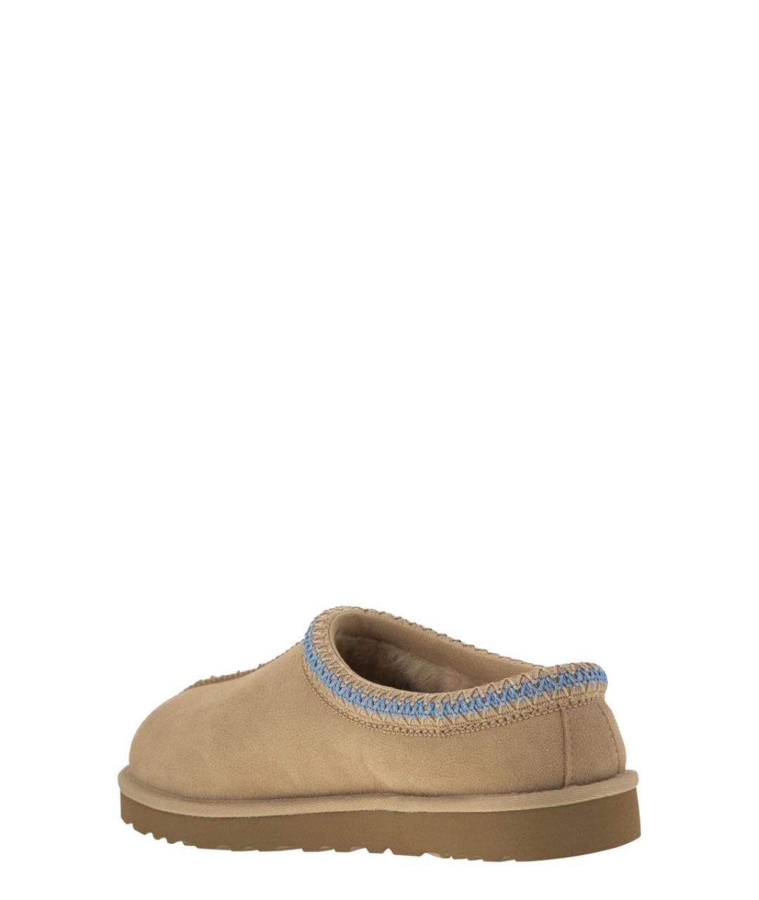 UGG AUSTRALIA Бежевые нубуковые низкие ботинки, фото 3