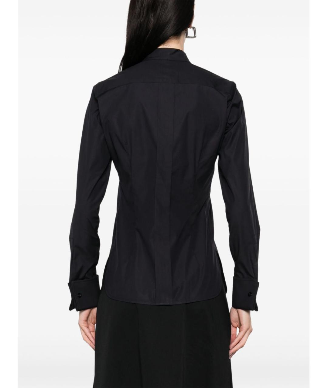 MAX MARA Темно-синяя хлопковая рубашка, фото 2