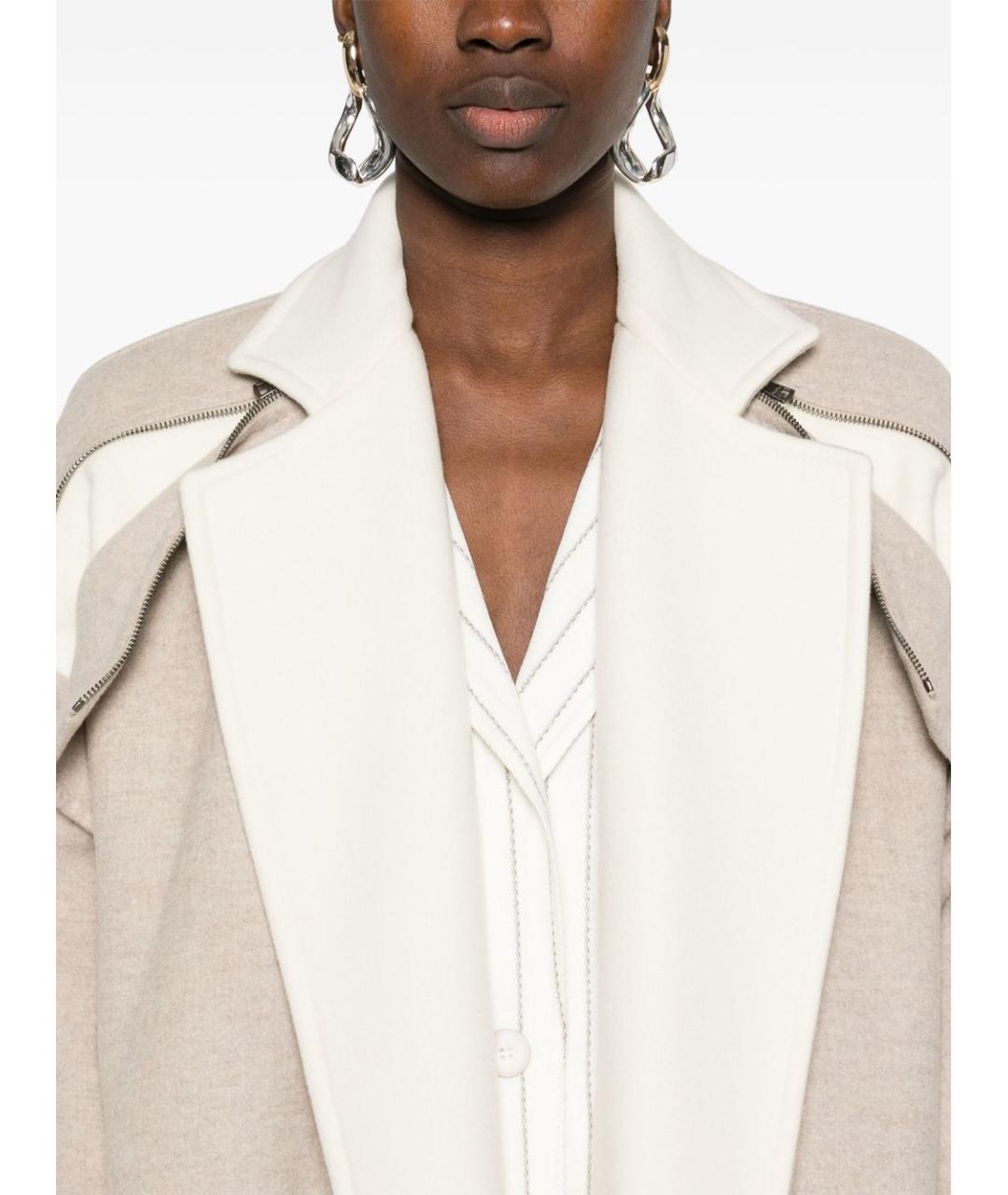 MAX MARA Бежевое кашемировое пальто, фото 3