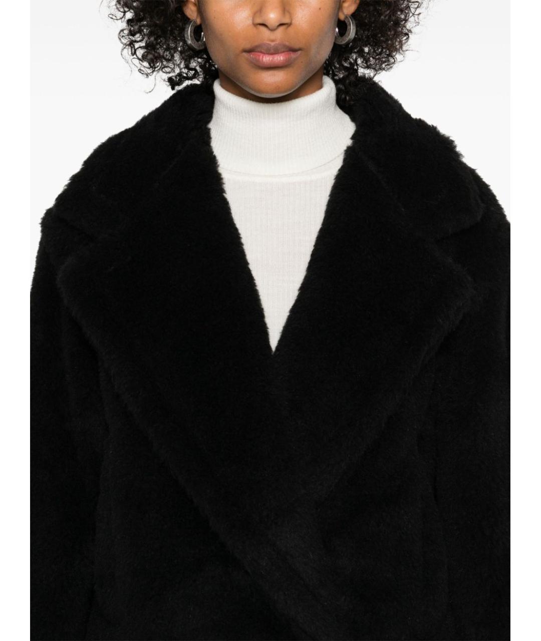 MAX MARA Черное шерстяное пальто, фото 3