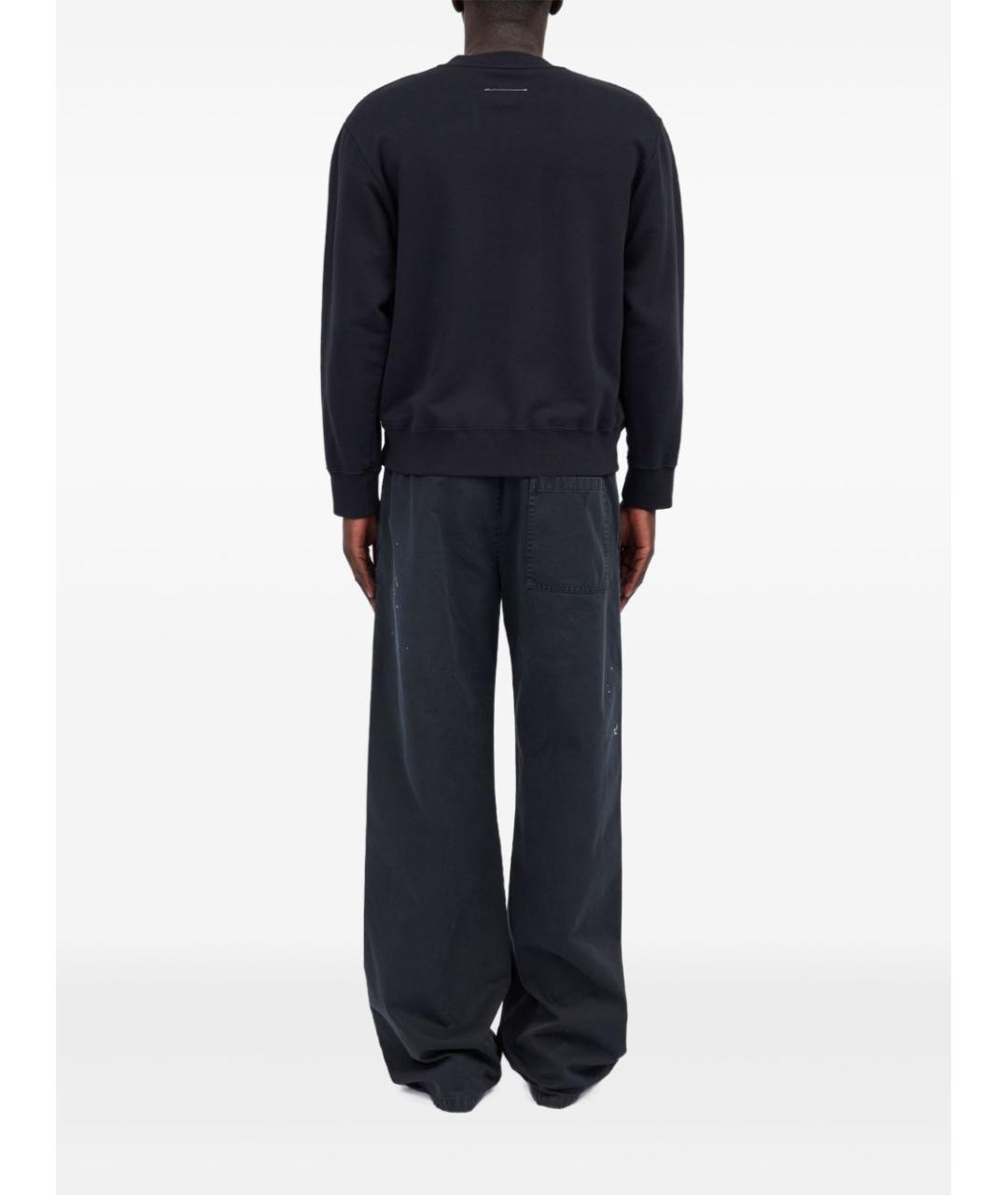 MM6 MAISON MARGIELA Черный хлопковый джемпер / свитер, фото 4