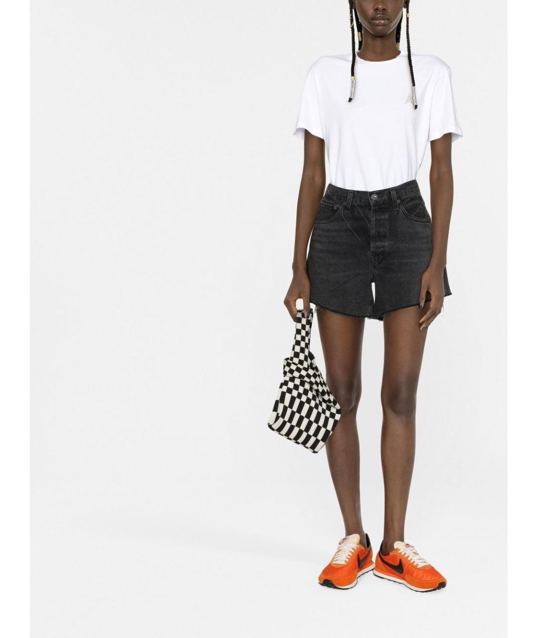 GOLDEN GOOSE DELUXE BRAND Белая хлопковая футболка, фото 3