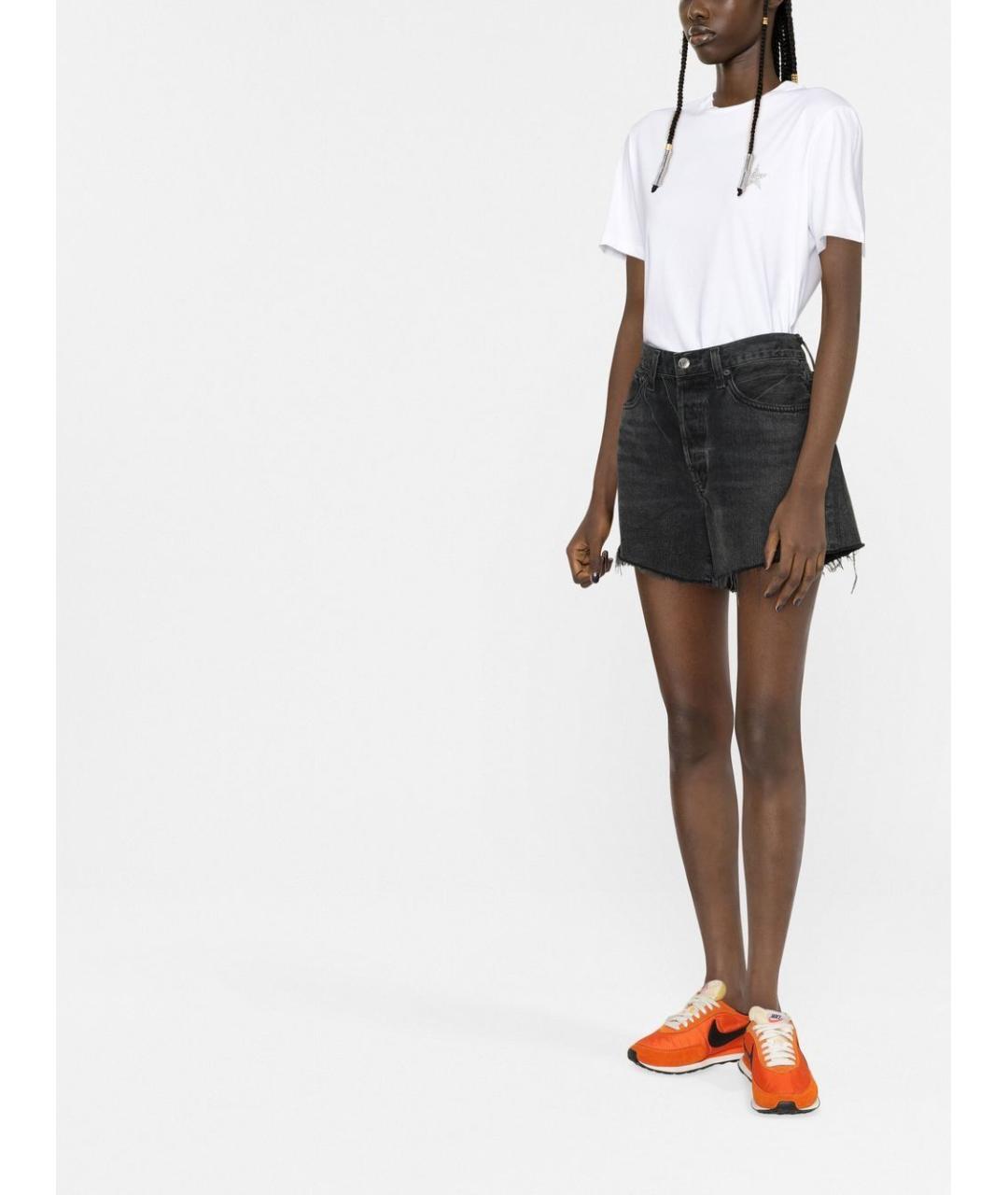 GOLDEN GOOSE DELUXE BRAND Белая хлопковая футболка, фото 2