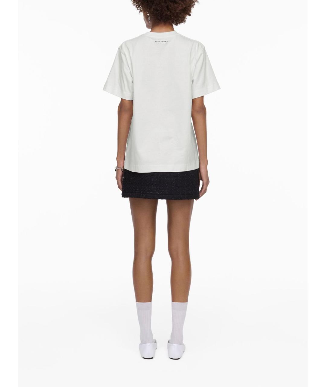 MARC JACOBS Белая хлопковая футболка, фото 2