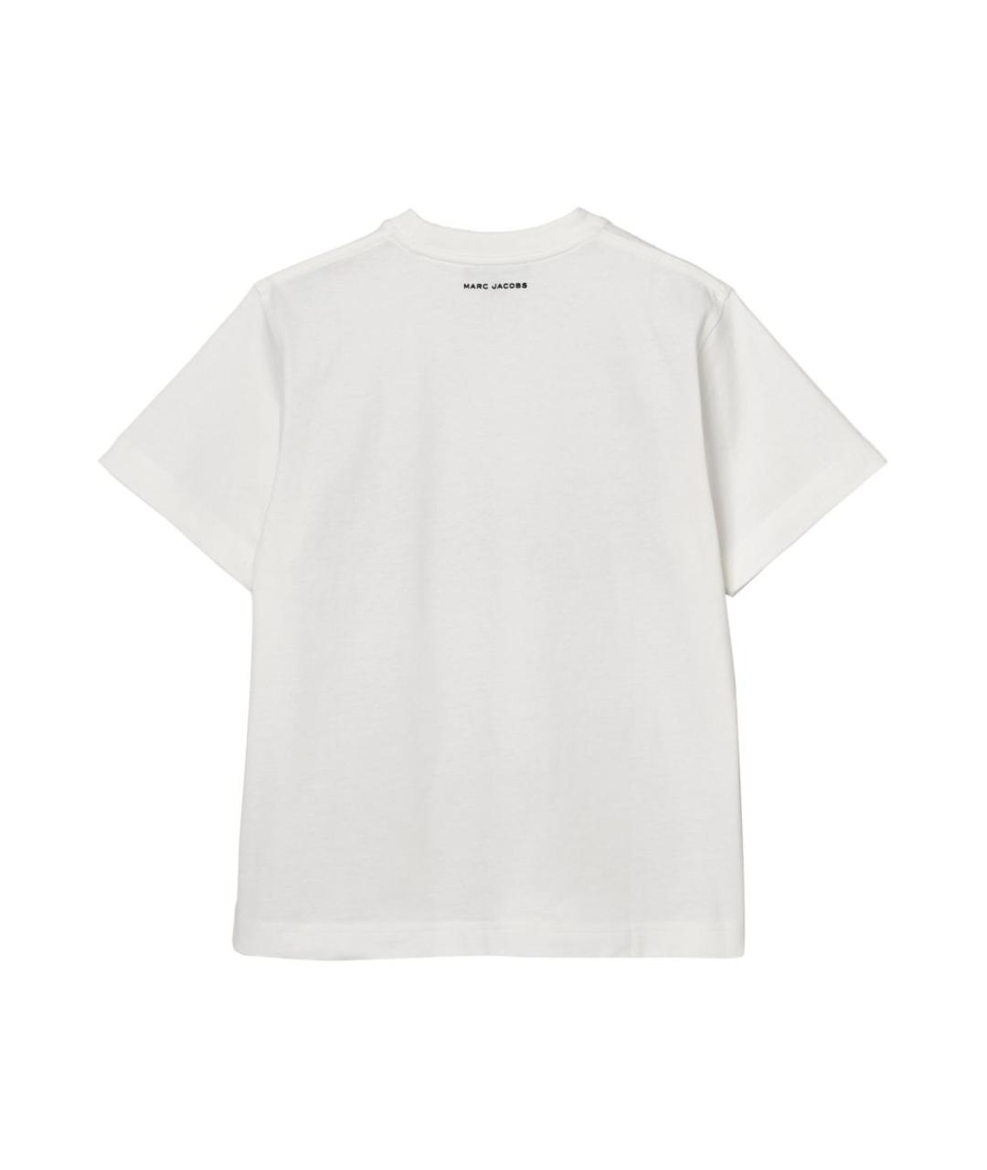 MARC JACOBS Белая хлопковая футболка, фото 4