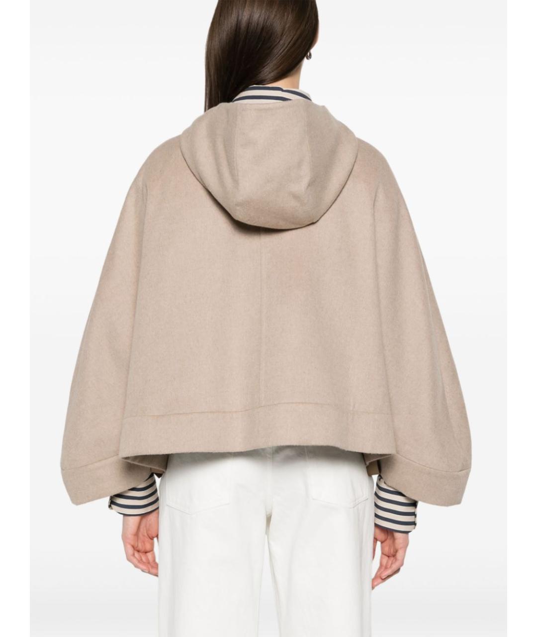 MAX MARA Бежевая кашемировая куртка, фото 5