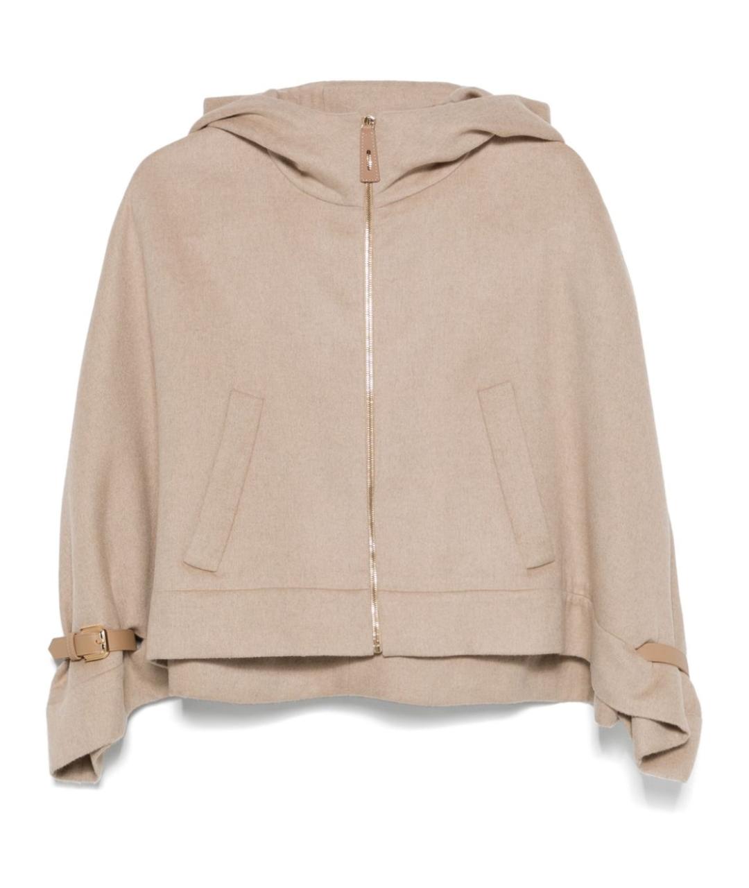 MAX MARA Бежевая кашемировая куртка, фото 1