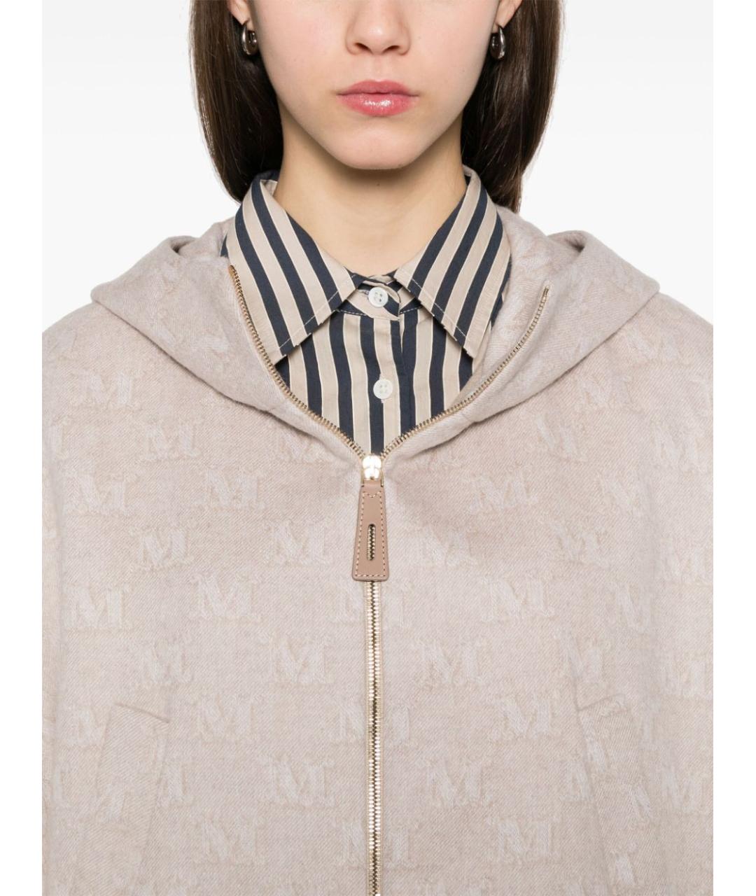 MAX MARA Бежевая кашемировая куртка, фото 5