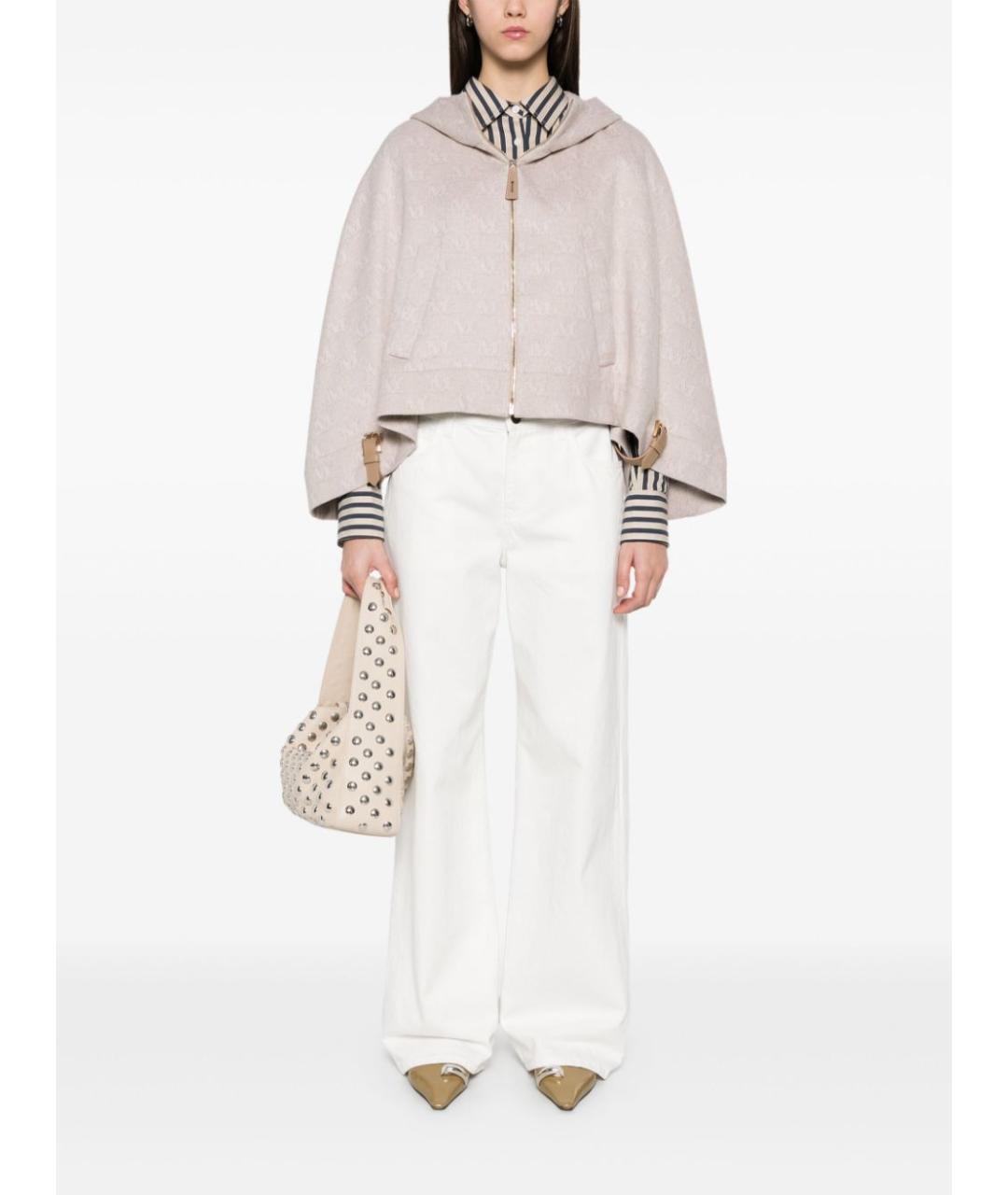 MAX MARA Бежевая кашемировая куртка, фото 4
