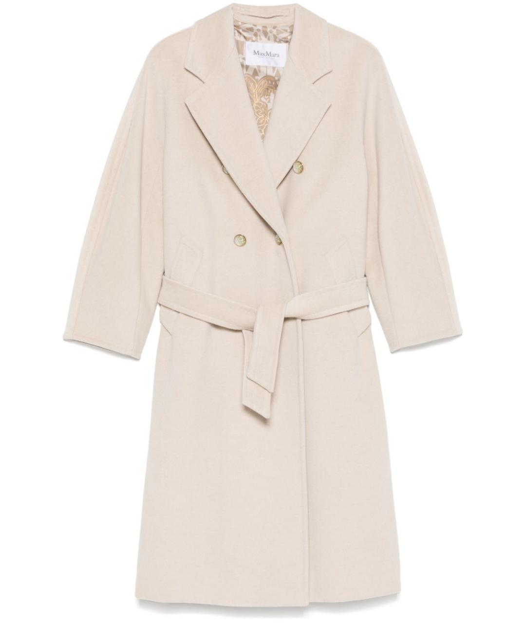 MAX MARA Бежевое кашемировое пальто, фото 1