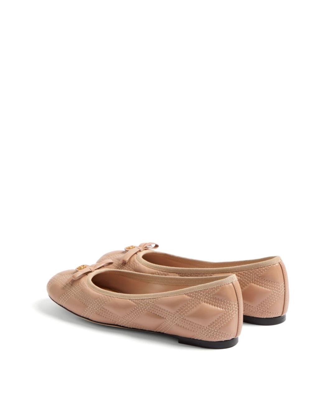 VALENTINO Розовые кожаные балетки, фото 3