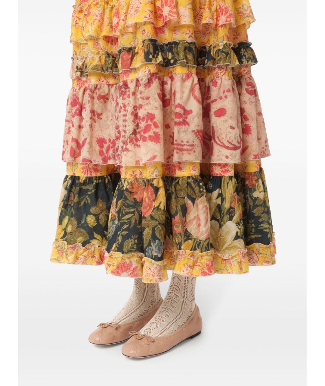 VALENTINO Розовые кожаные балетки, фото 5