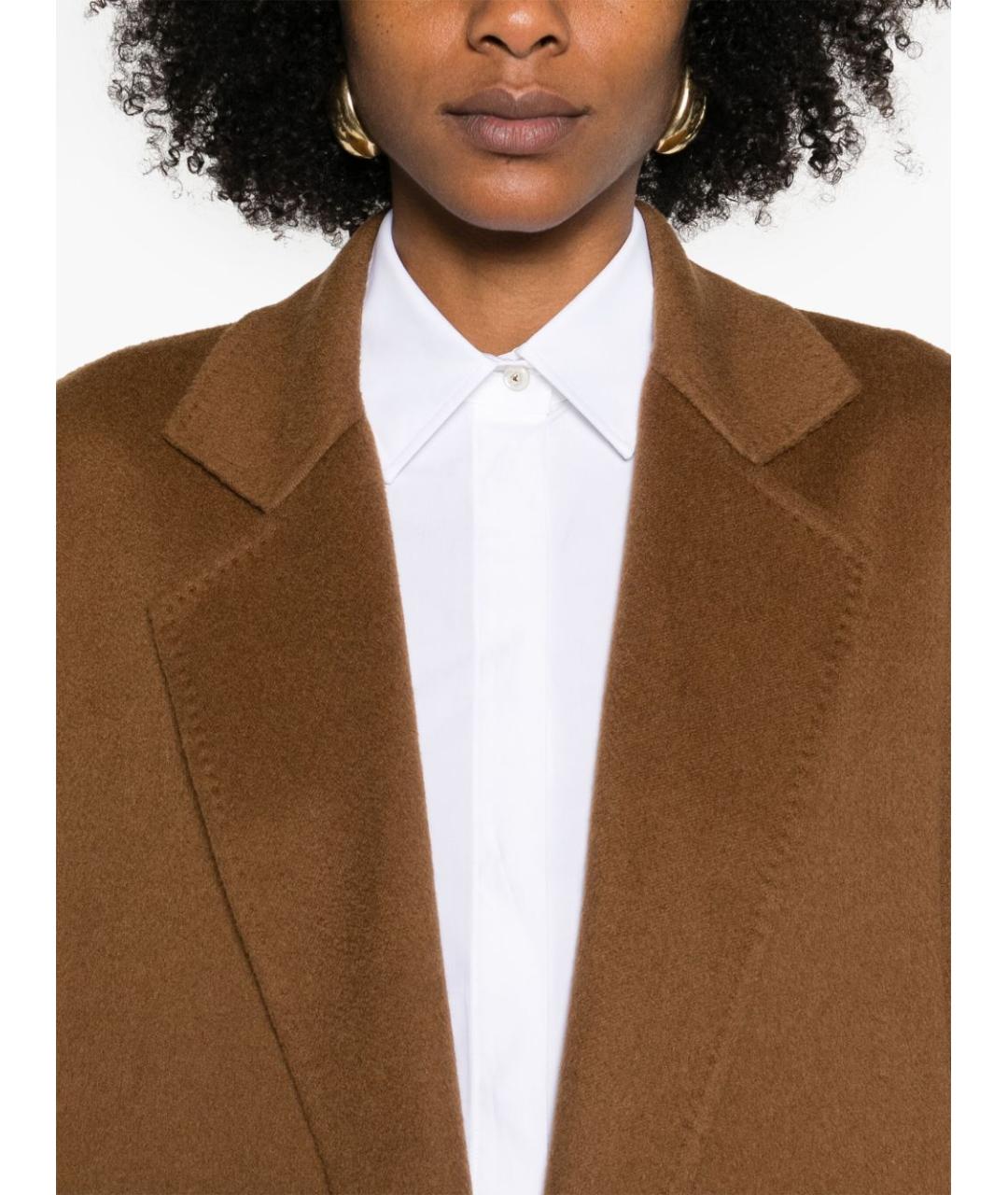 MAX MARA Коричневое пальто, фото 5