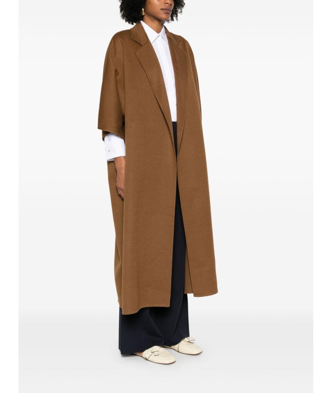 MAX MARA Коричневое пальто, фото 3