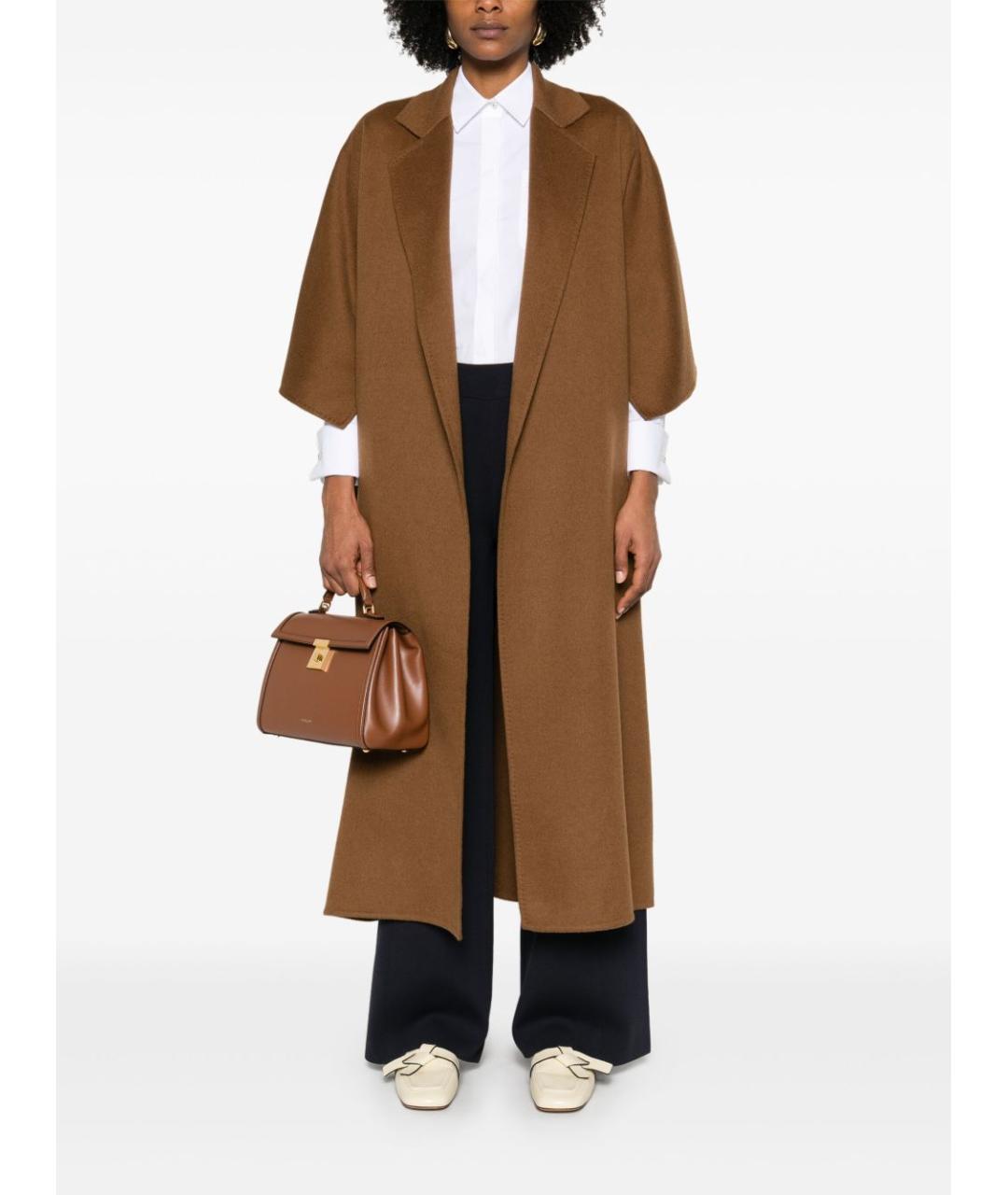 MAX MARA Коричневое пальто, фото 4