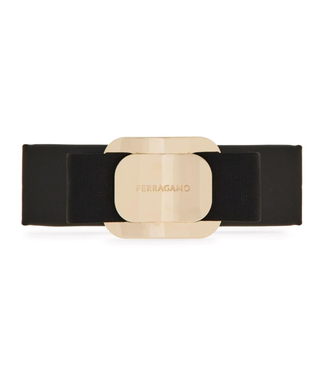 FERRAGAMO Черная заколка, фото 1