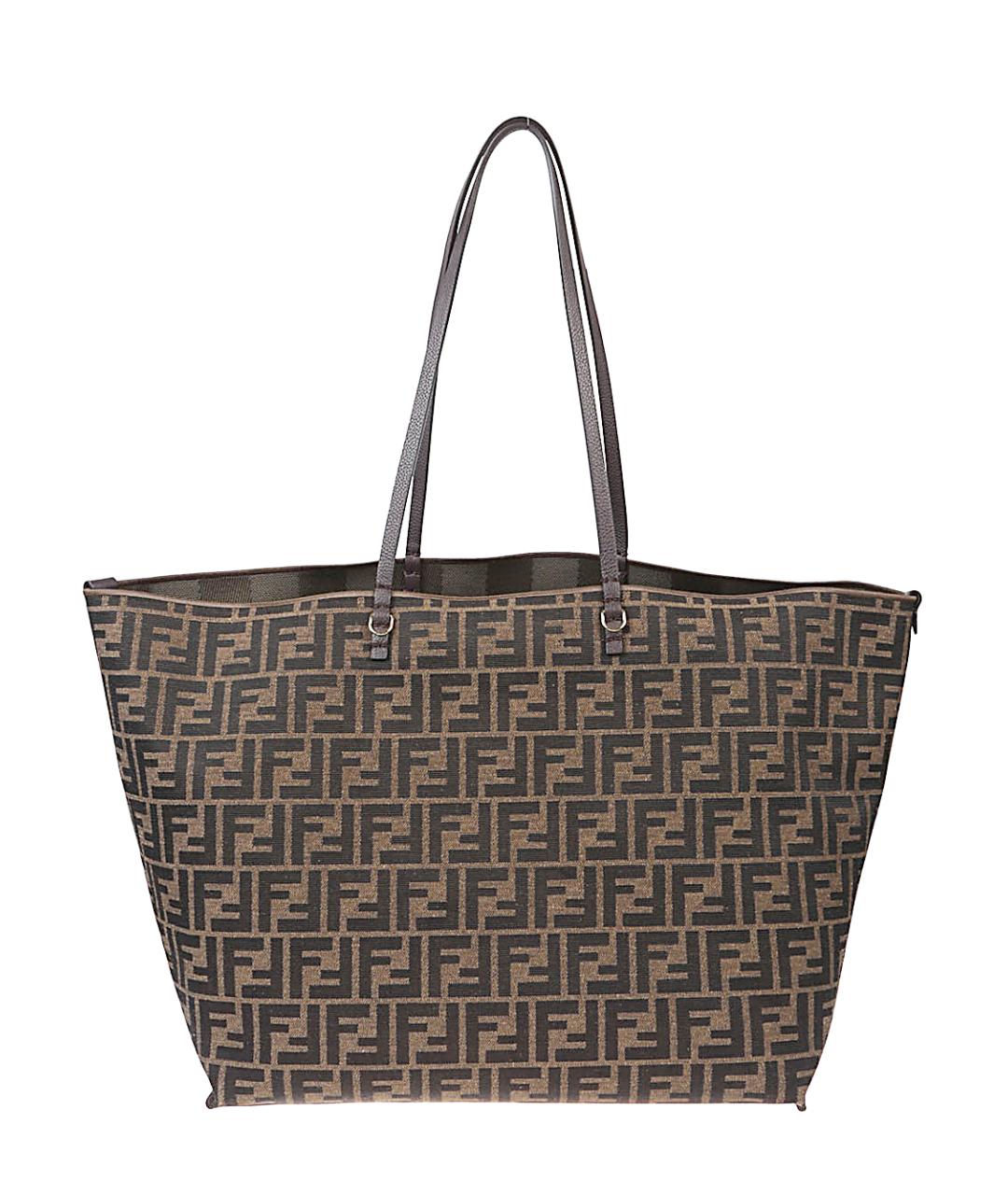FENDI Коричневая сумка тоут, фото 2