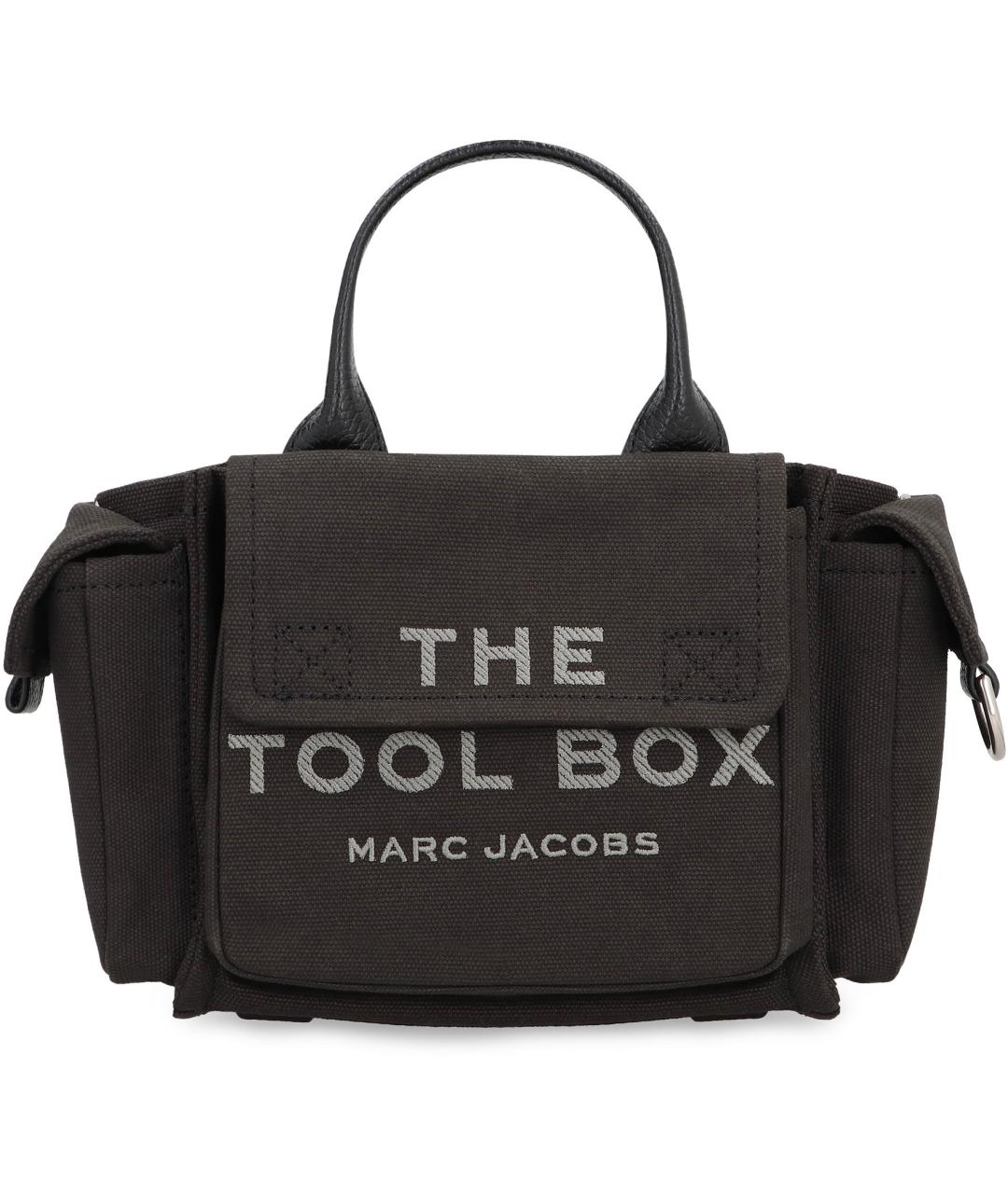 MARC JACOBS Черная хлопковая сумка тоут, фото 2