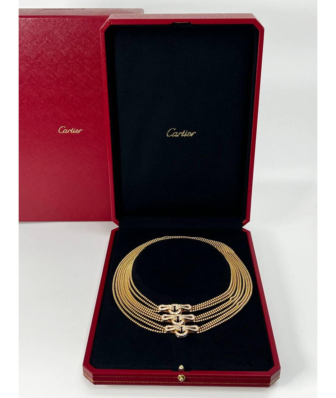 CARTIER Золотое колье из розового золота, фото 4