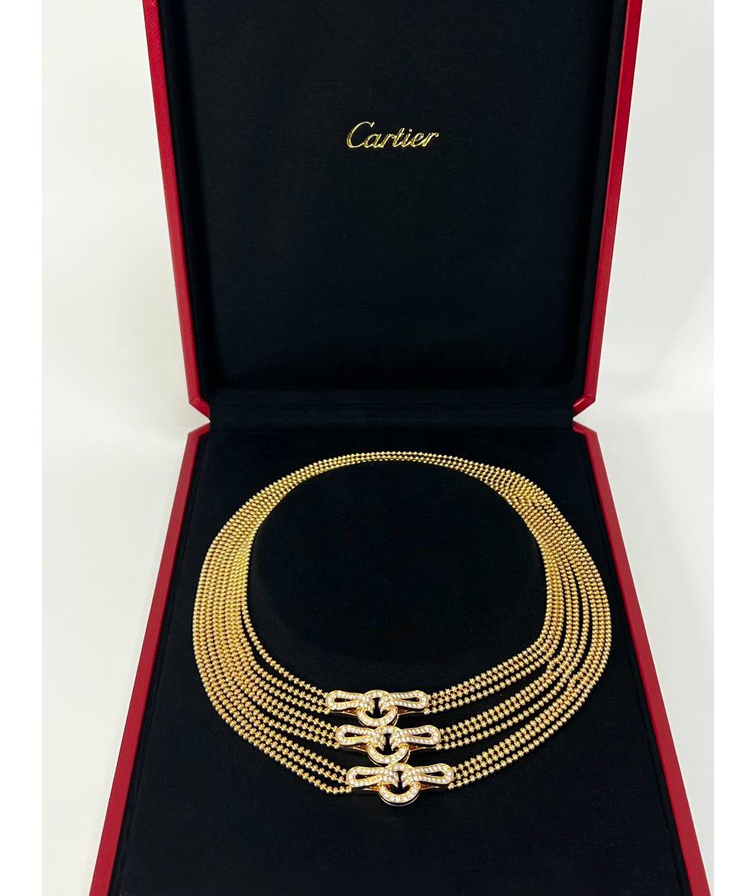 CARTIER Золотое колье из розового золота, фото 2