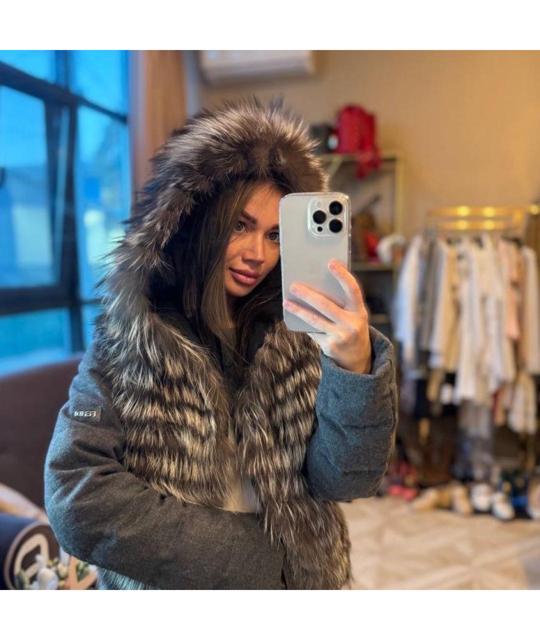 FENDI Меховая куртка, фото 7