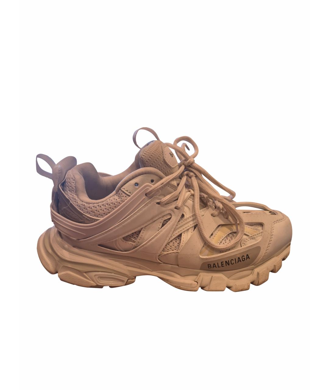 BALENCIAGA Белые кроссовки из искусственной кожи, фото 1
