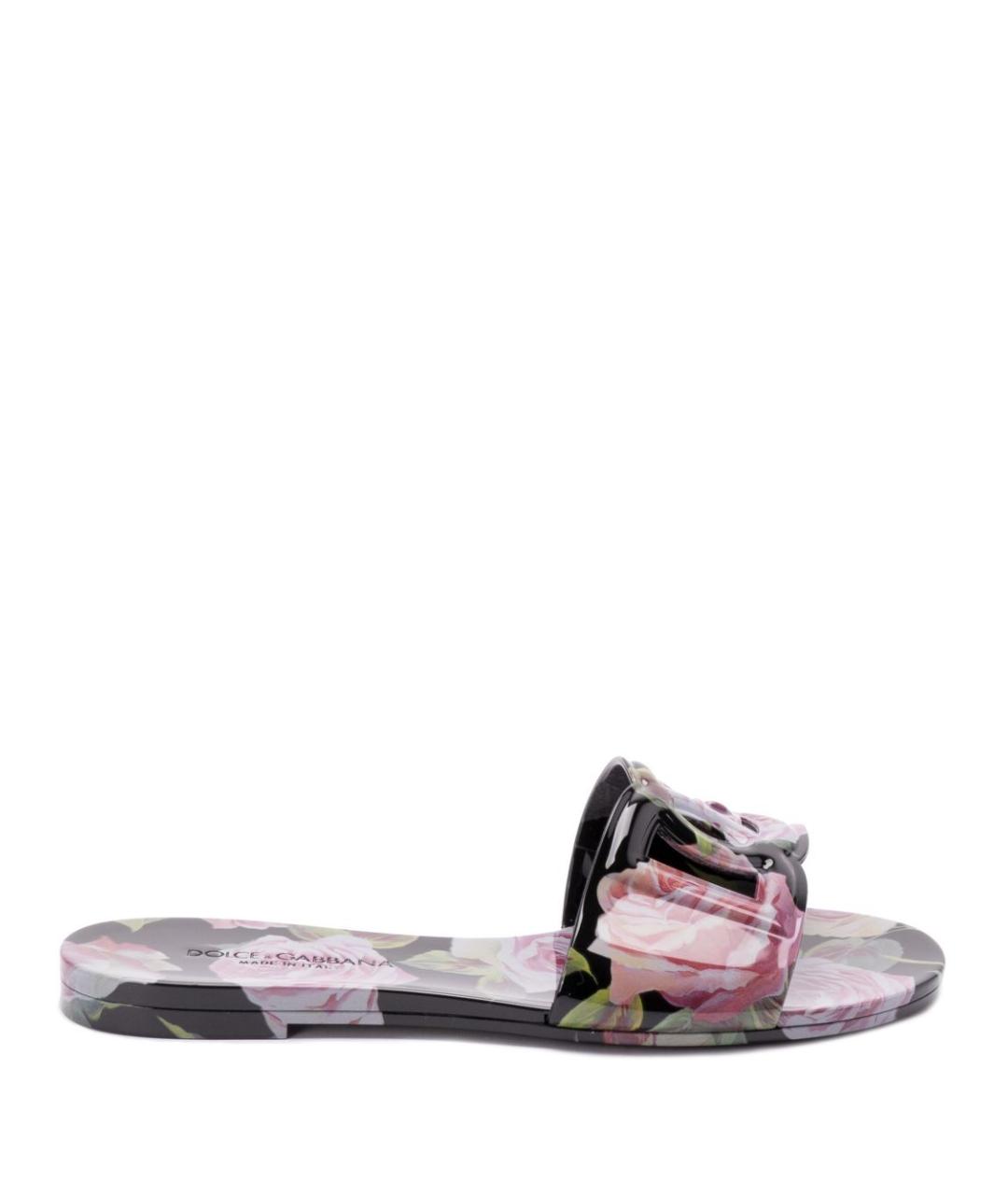 DOLCE&GABBANA Мульти шлепанцы, фото 1