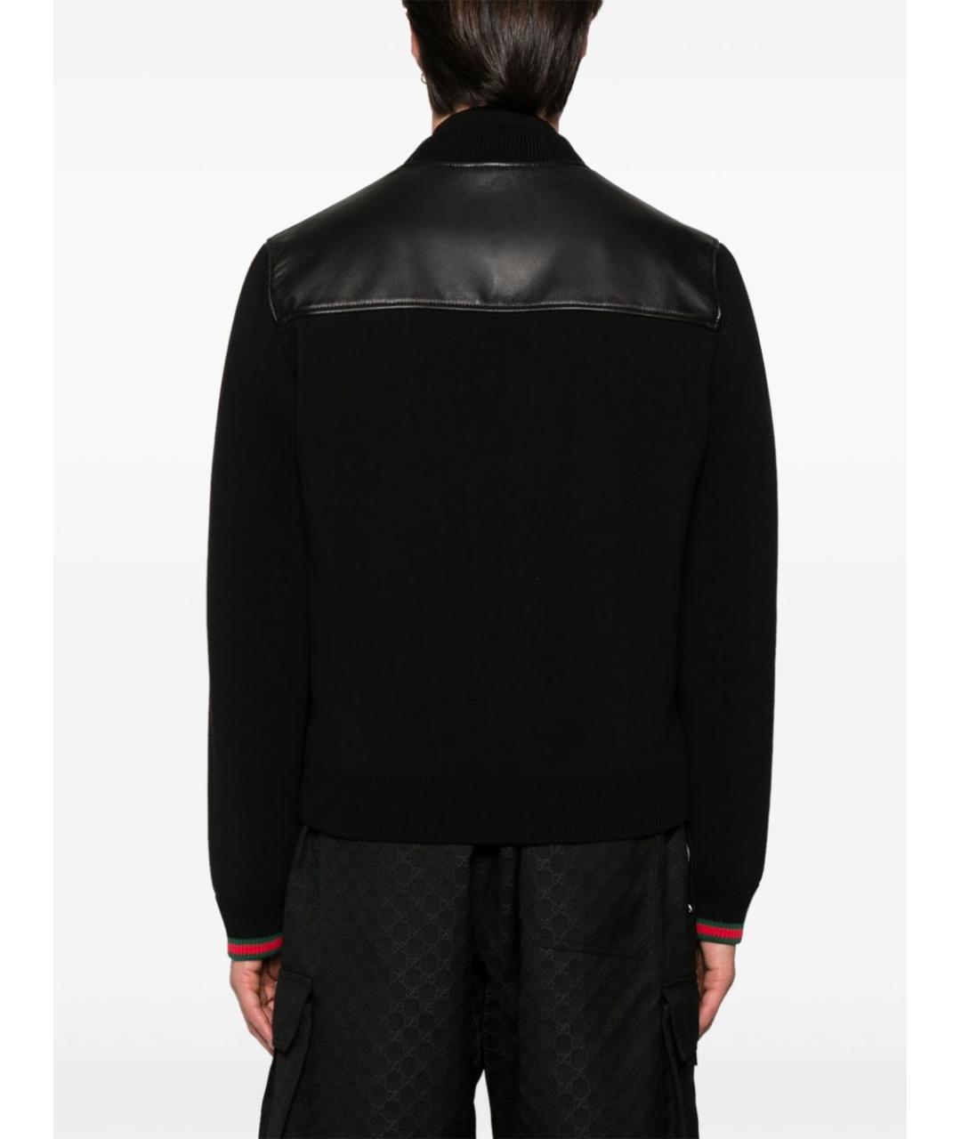 GUCCI Черная полиэстеровая куртка, фото 3