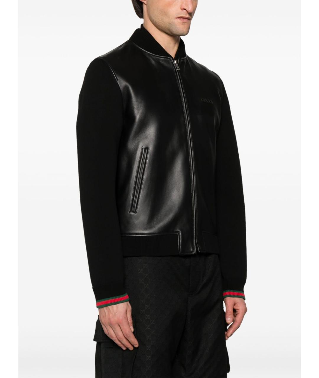 GUCCI Черная полиэстеровая куртка, фото 4