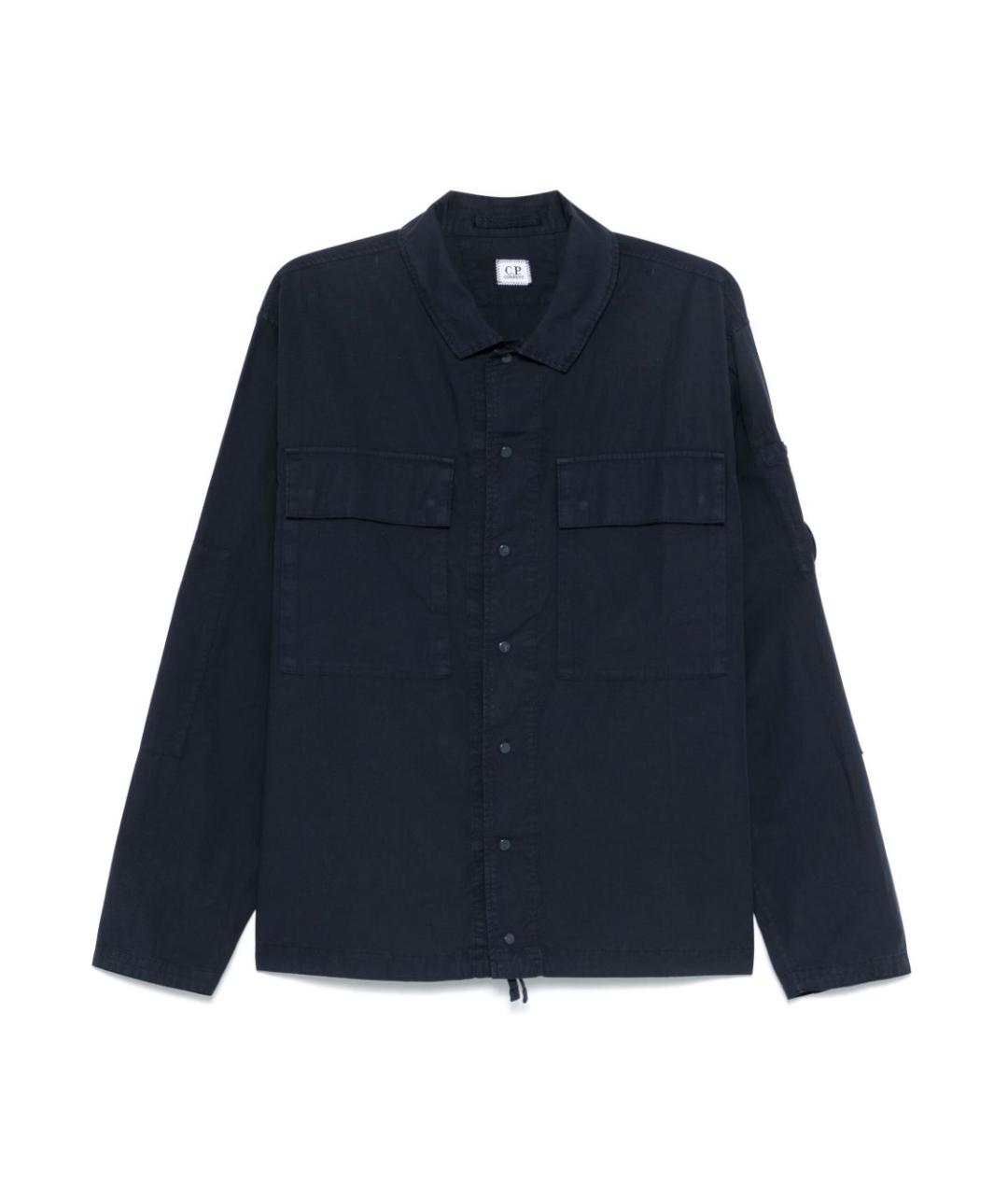 CP COMPANY Темно-синяя полиамидовая куртка, фото 1