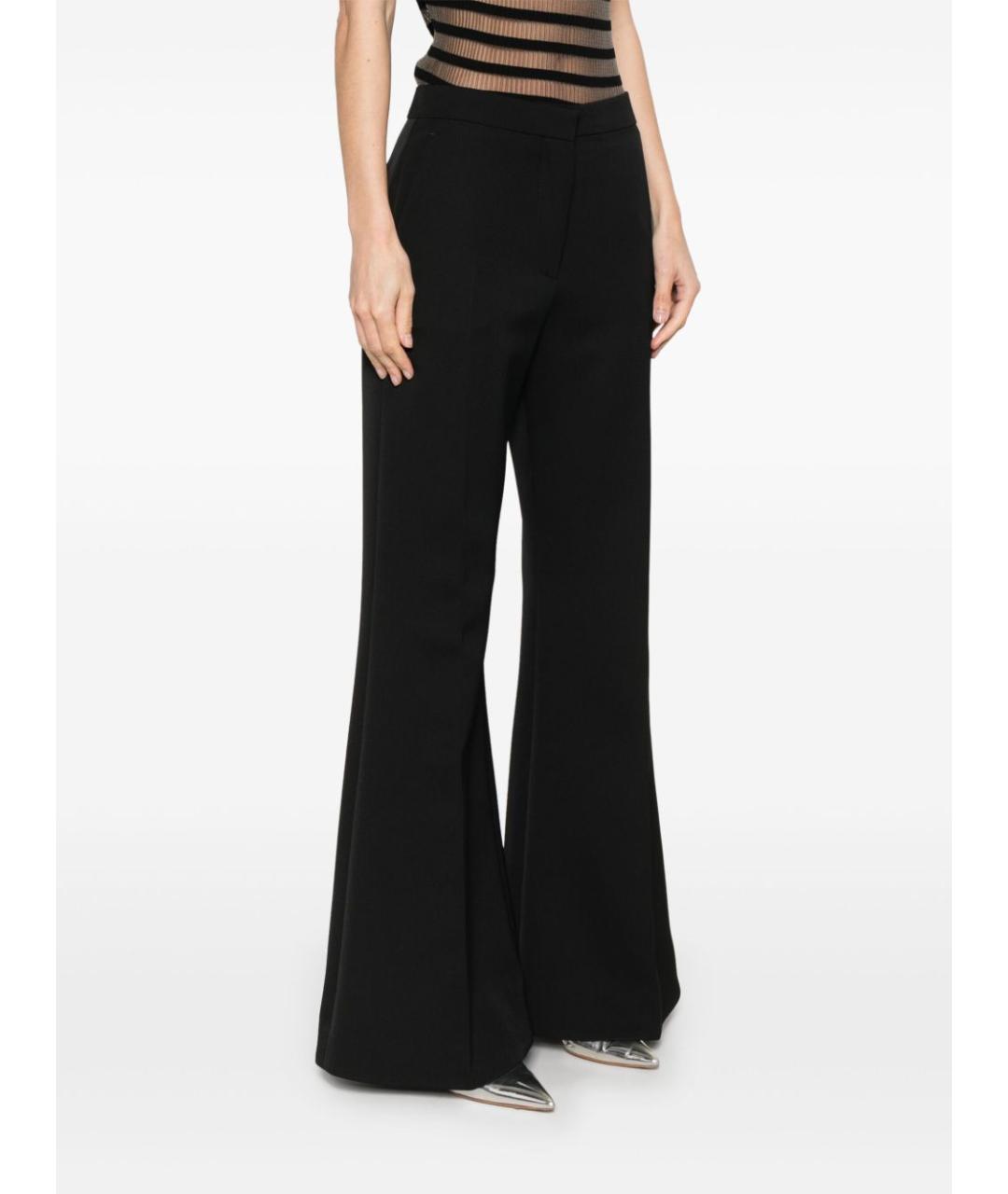 GIVENCHY Черные шерстяные прямые брюки, фото 3